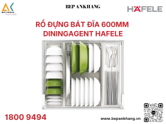 Rổ Đựng Bát Đĩa 600mm DiningAgent Hafele 545.14.946